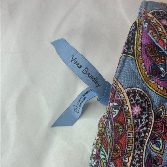 NWT Vera Bradley Multicolor Paisley Hanging Travel Makeup Bag - Picture 5 of 14